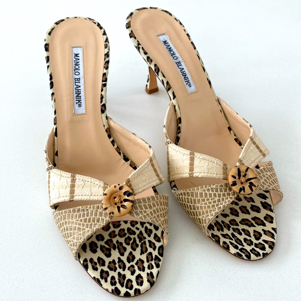 Manolo Blahnik Strappy Heels